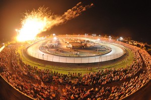 The Kings Royal 4-wide salute to the fans on Saturday night