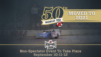 50th Annual World 100 Rescheduled To September 21 Eldora Speedway